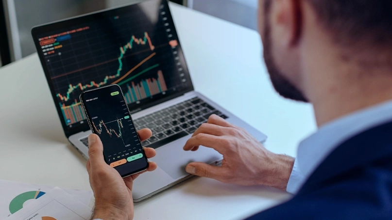 Stjärn Finoria AI-Handelsdashboard